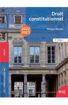 Droit constitutionnel (edition 2022/2023)