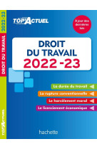 Top actuel droit du travail 2022-2023