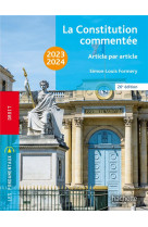 Fondamentaux - la constitution commentee 2023-2024