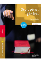 Droit penal general (edition 2024)