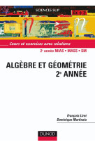Algebre et geometrie  -  2e annee