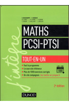 Mathematiques tout-en-un pcsi-ptsi (2e edition)