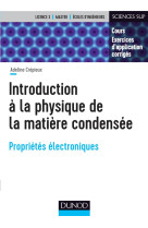 Introduction a la physique de la matiere condensee