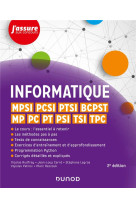 Informatique  -  mpsi, pcsi, ptsi, tsi, tpc, mp, pc, pt, psi, bcpst 1 et 2