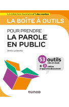 La boite a outils : pour prendre la parole en public