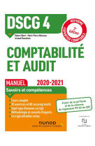 Dscg 4  -  comptabilite et audit  -  manuel (edition 2020/2021)