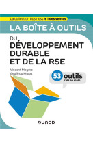 La boite a outils : du developpement durable et de la rse  -  53 outils cles en main