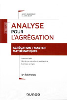 Je prepare  -  analyse pour l'agregation (5e edition)