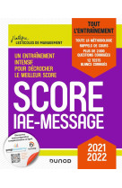 Score iae-message  -  tout l'entrainement (edition 2021/2022)