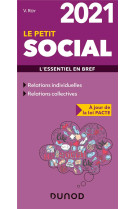 Le petit social  -  l'essentiel en bref (edition 2021)