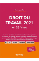 Droit du travail en 28 fiches (edition 2021)