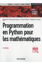 Programmation en python pour les mathematiques - 3e ed.