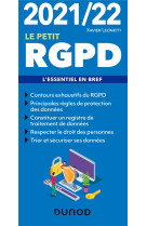 Le petit rgpd 2022 - l'essentiel en bref