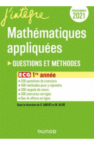 Ecg 1 : mathematiques appliquees  -  questions et methodes