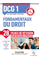 Dcg 1 fondamentaux du droit - fiches de revision - 3e ed. - reforme expertise comptable