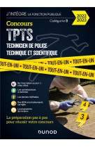 Concours tpts - technicien police technique et scientifique - 2022-2023 - tout-en-un