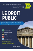 Le droit public  -  categories a, b et c (edition 2022/2023)
