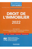 Droit de l'immobilier (edition 2022)