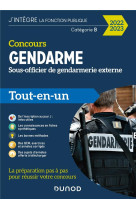 Concours gendarme, sous-officier de gendarmerie externe  -  tout-en-un (edition 2022/2023)