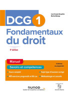 Dcg 1 - introduction au droit -dcg 1 - t01 - dcg 1 fondamentaux du droit - manuel 4e ed.