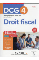 Dcg 4 droit fiscal - fiches de revision - 2022-2023