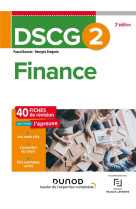 Dscg 2 : finance  -  40 fiches de revision (edition 2022/2023)