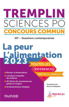 Tremplin concours iep questions contemporaines 2023 - la peur. l'alimentation