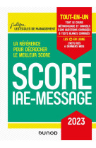 Score iae-message - 2023 - tout-en-un