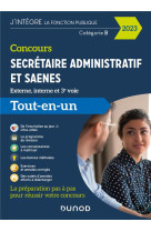 Concours secretaire administratif et saenes - 2023 - tout-en-un