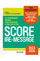 Score iae-message  -  tout l'entrainement (edition 2022/2023)