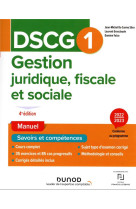 Dscg1 gestion juridique, fiscale et sociale - manuel 2022/2023