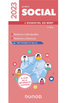 Le petit social 2023 - l'essentiel en bref