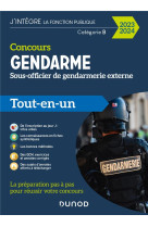 Fonction publique d'etat - t01 - concours gendarme - sous-officier de gendarmerie externe - 2023/202