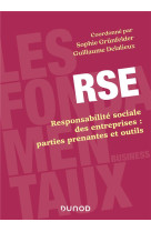 Rse, responsabilite sociale des entreprises : parties prenantes et outils