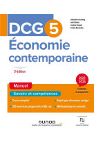 Dcg 5 : economie contemporaine  -  manuel (edition 2023/2024)