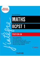 Maths tout-en-un bcpst 1re annee - 2e ed.