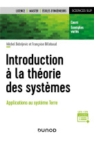 Introduction a la theorie des systemes : applications au systeme terre