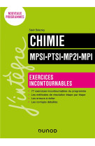 Chimie  -  mpsi-ptsi-mp2i-mpi  -  exercices incontournables