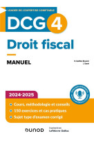 Dcg 4 - droit fiscal - manuel 2024-2025