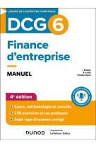 Dcg 6 - finance d'entreprise - dcg 6 - dcg 6 - finance d'entreprise - manuel - 4e ed.