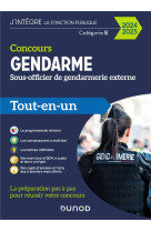 Concours gendarme - sous-officier de gendarmerie externe  -  tout-en-un (edition 2024/2025)