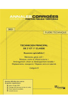 Technicien principal de 1re et 2e classe  -  examens specialite i