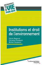 Institutions et droit de l'environnement