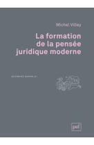 La formation de la pensee juridique moderne