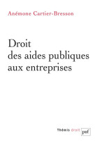 Droit des aides publiques aux entreprises