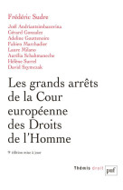 Les grands arrets de la cour europeenne des droits de l'homme (9e edition)