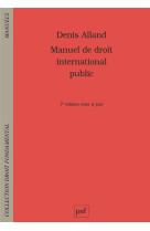 Manuel de droit international public