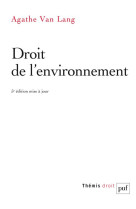 Droit de l'environnement (5e edition)