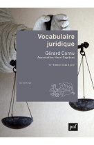 Vocabulaire juridique - association henri capitant