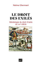 Le droit des exiles : genealogie du droit d'asile au xviie siecle